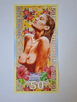 50 Dollari Micronesia Banconota da Collezione