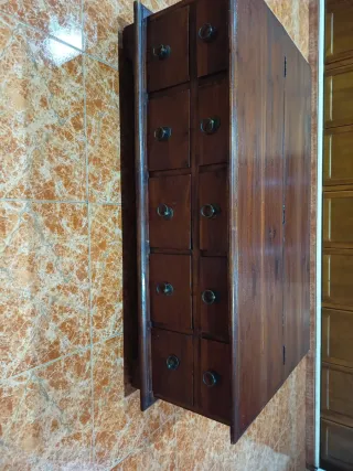 Mesa Baúl Madera Marrón