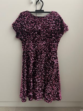 Vestido lentejuelas Zara niña 11 años