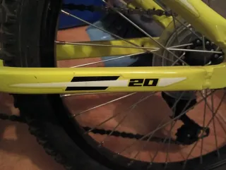 Bicicleta Infantil B-Pro 20 Amarilla