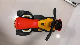 Moto Eléctrica Infantil Roja y Amarilla