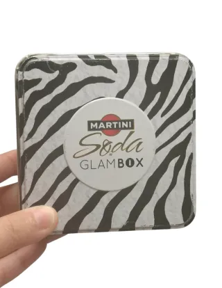 Set 3 Scatole Latta Martini Glambox Vintage Design