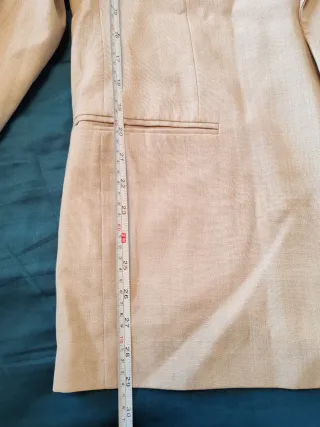 Giacca uomo lana vergine beige