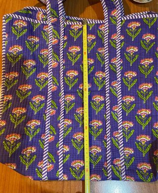 Bolso Totebag Floral 100% algodón