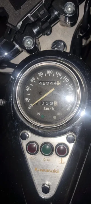 Moto custom manillar y faro kawasaki vulcan 800cc