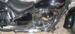 Moto custom manillar y faro kawasaki vulcan 800cc