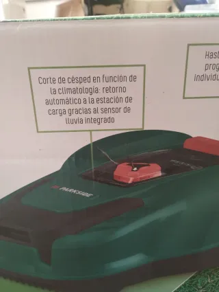 Robot cortacésped Parkside 500m jardín