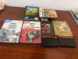 Lote 8 Videojuegos Clásicos Nintendo y Sega