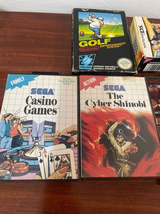 Lote 8 Videojuegos Clásicos Nintendo y Sega