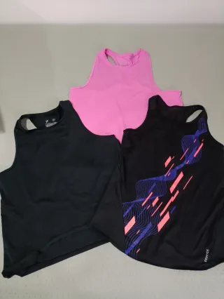 Conjunto 3 Camisetas Deportivas Mujer