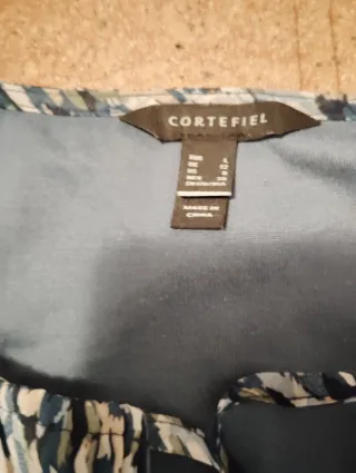 Blusa Cortefiel Talla L Estampada