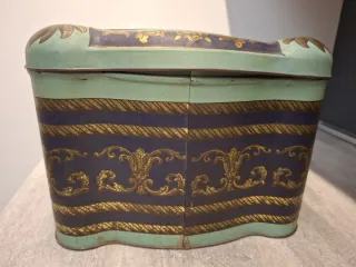 Scatola Latta Vintage Biscottini Pavesi