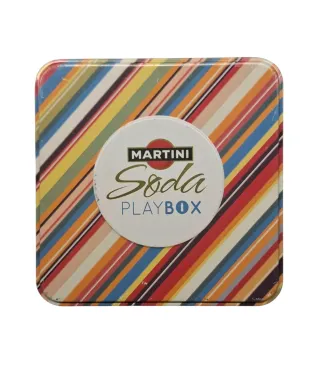 Set 5 Scatole Latta Martini Playbox Vintage