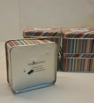 Set 5 Scatole Latta Martini Playbox Vintage