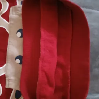 Felpa renna rossa 4-5 anni