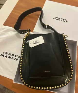 Bolso Isabel Marant Negro y Dorado