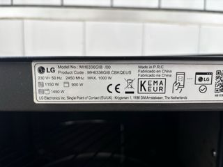 Microondas LG con grill