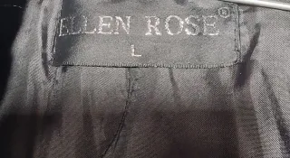 Cappotto pelliccia nera con cappuccio, Ellen Rose,