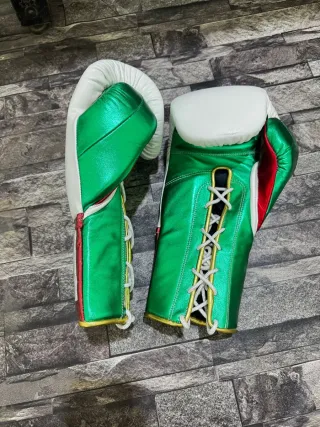 Guantes de Boxeo Lenin Blancos y Verdes