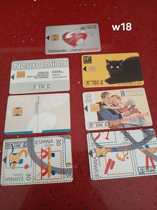 7 Carte Telefoniche Spagna
