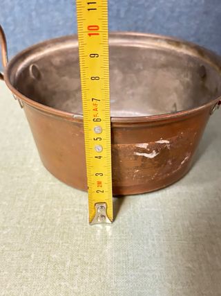 pentola in rame collezione vintage