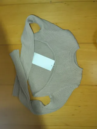 Lote 2 Tops Punto Shrug Bershka