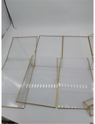 Marcos dorados de doble cara – 6 unidades – soport