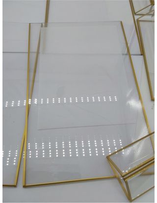 Marcos dorados de doble cara – 6 unidades – soport