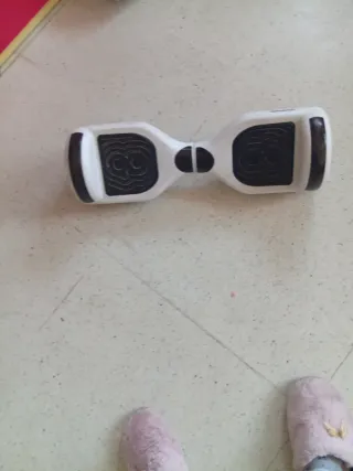 Hoverboard blanco y negro