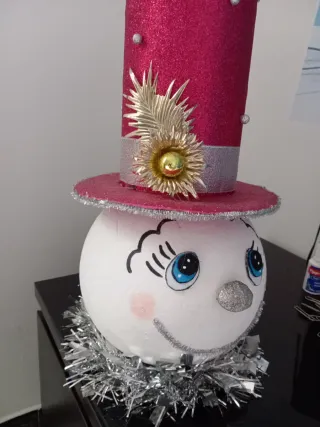 Adorno Navideño Muñeco Nieve