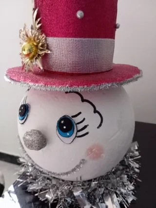Adorno Navideño Muñeco Nieve