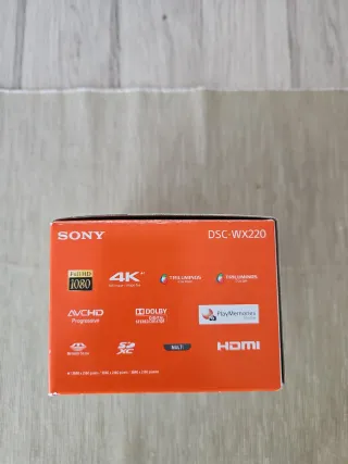 Cámara Sony Cyber-shot DSC-WX220 Negra
