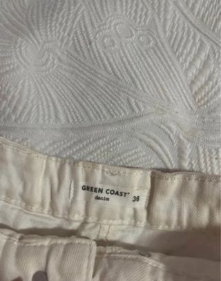 Falda corta blanca Green Coast