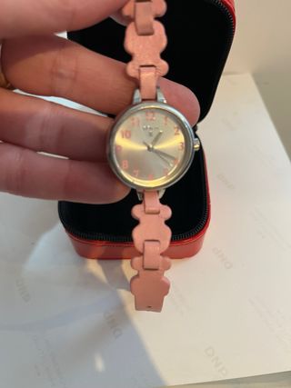 Reloj Tous niña rosa y plateado