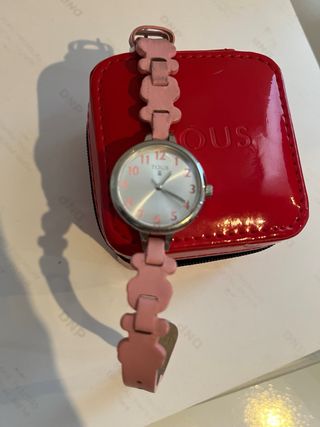 Reloj Tous niña rosa y plateado