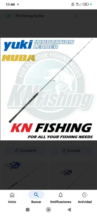 Caña de pesca Yuki Nuba