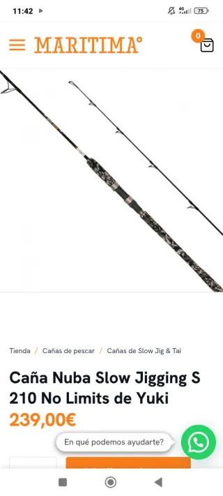 Caña de pesca Yuki Nuba