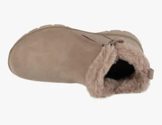 Botines Skechers Mujer Beige Cálidos