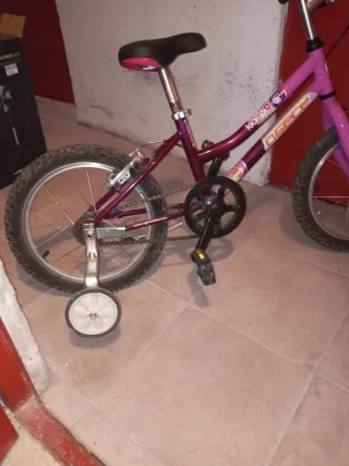Bicicleta infantil morada
