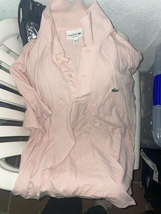 Polo Lacoste Clásico Rosa Talla M