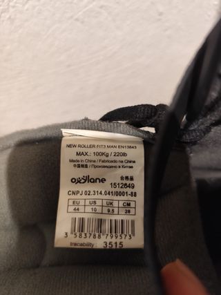 Patines en línea negros