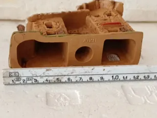 Accessori presepe casa pietra e legno