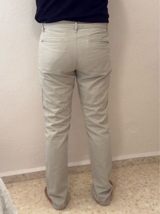 Pantalón casual Tex Talla 42 Beige