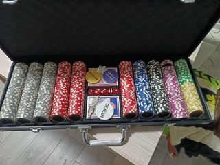 Valigetta fiches poker metallo