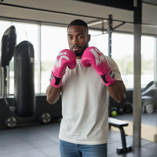 Guantes Boxeo King Pro Boxing XK LU Rosa