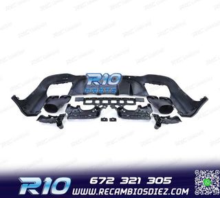 DIFUSOR MERCEDES GLC X253 15-18 LOOK AMG GLC63 PDC + COLAS E