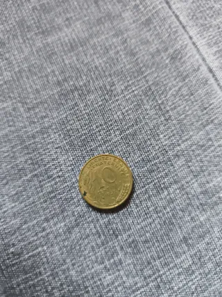 Moneda 10 céntimos di Franco Francese