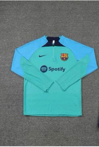 Sudadera Barcelona Nike Azul y Turquesa