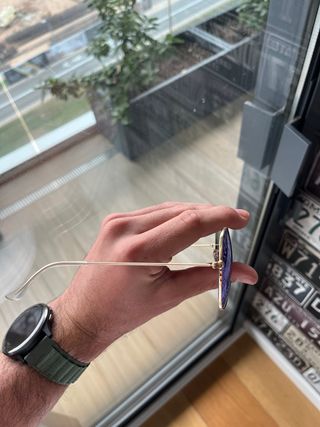 Gafas Ray-Ban Aviator Azul Dorado