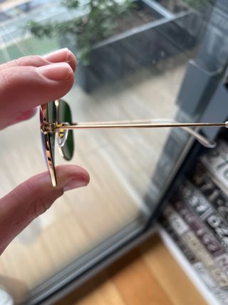 Gafas Ray-Ban Aviator Azul Dorado